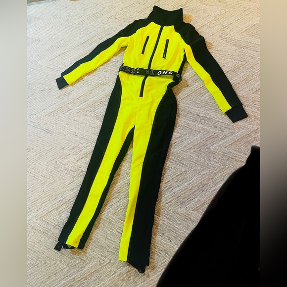 Topshop Sno Neon Star Water Repellent jumpsuit size UK10/US6/EUR38 - Picture 1 of 4